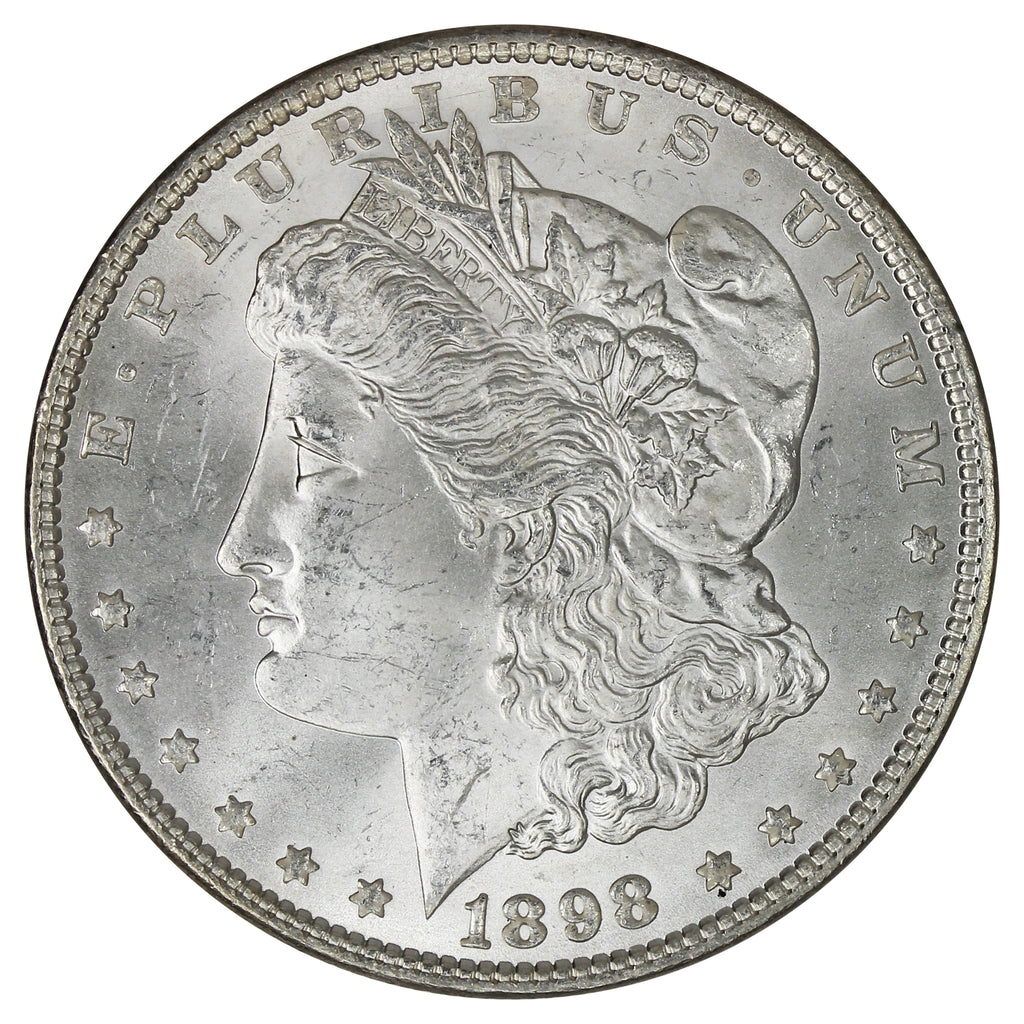 1898 USA Dollar Choice Brilliant Uncirculated (MS64) $