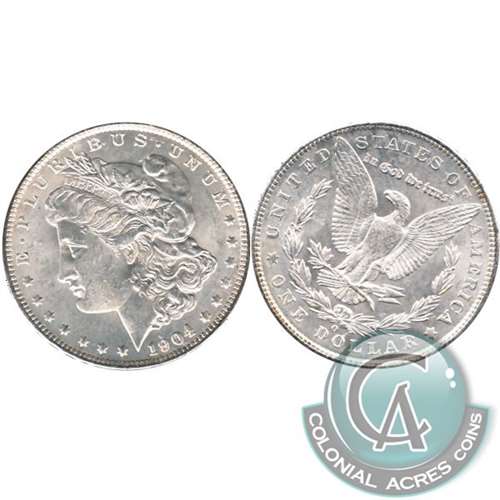 1904 O USA Dollar Brilliant Uncirculated (MS63) $