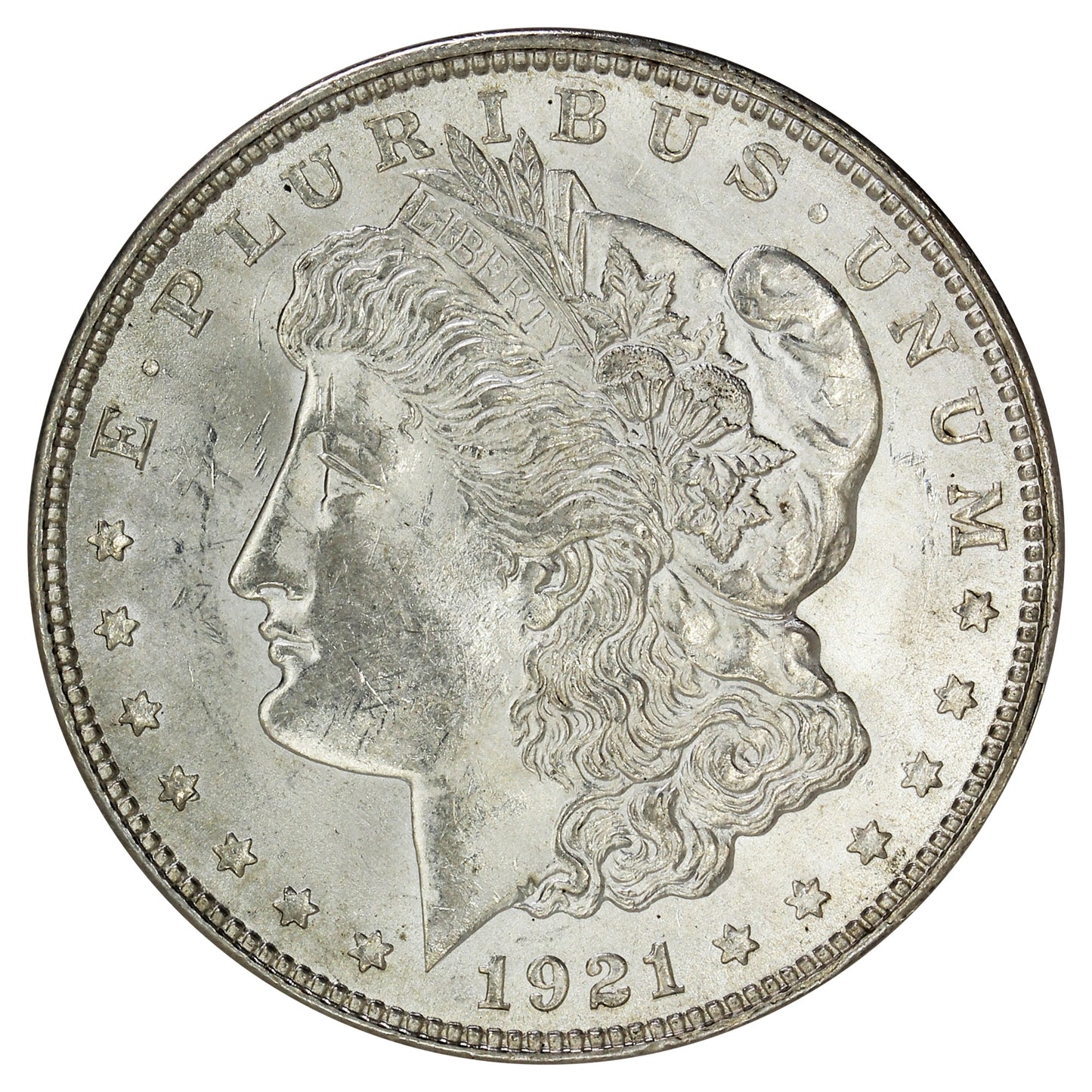 1921 D USA Dollar Brilliant Uncirculated (MS63) $