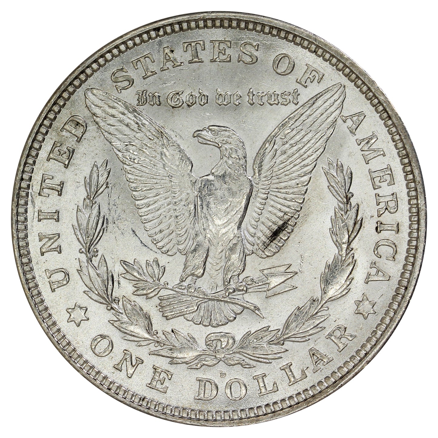 1921 D USA Dollar Brilliant Uncirculated (MS63) $