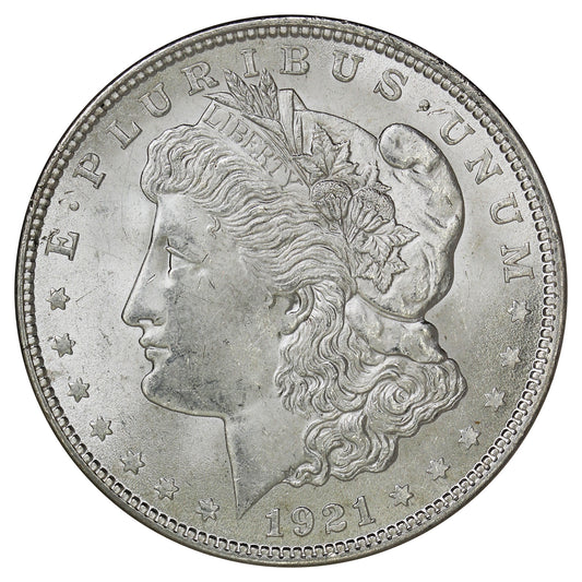 1921 USA Dollar Choice Brilliant Uncirculated (MS64) $
