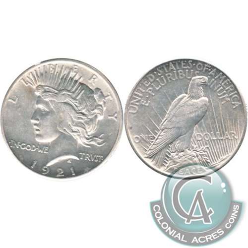 1921 Peace USA Dollar Extra Fine (EF40) $