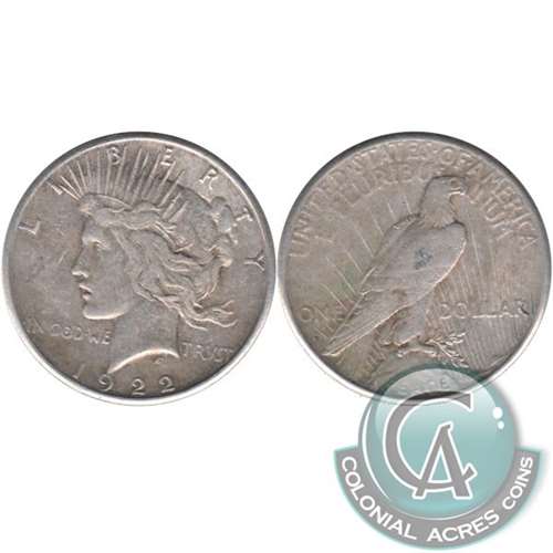 1922 S USA Dollar Very Fine (VF20)