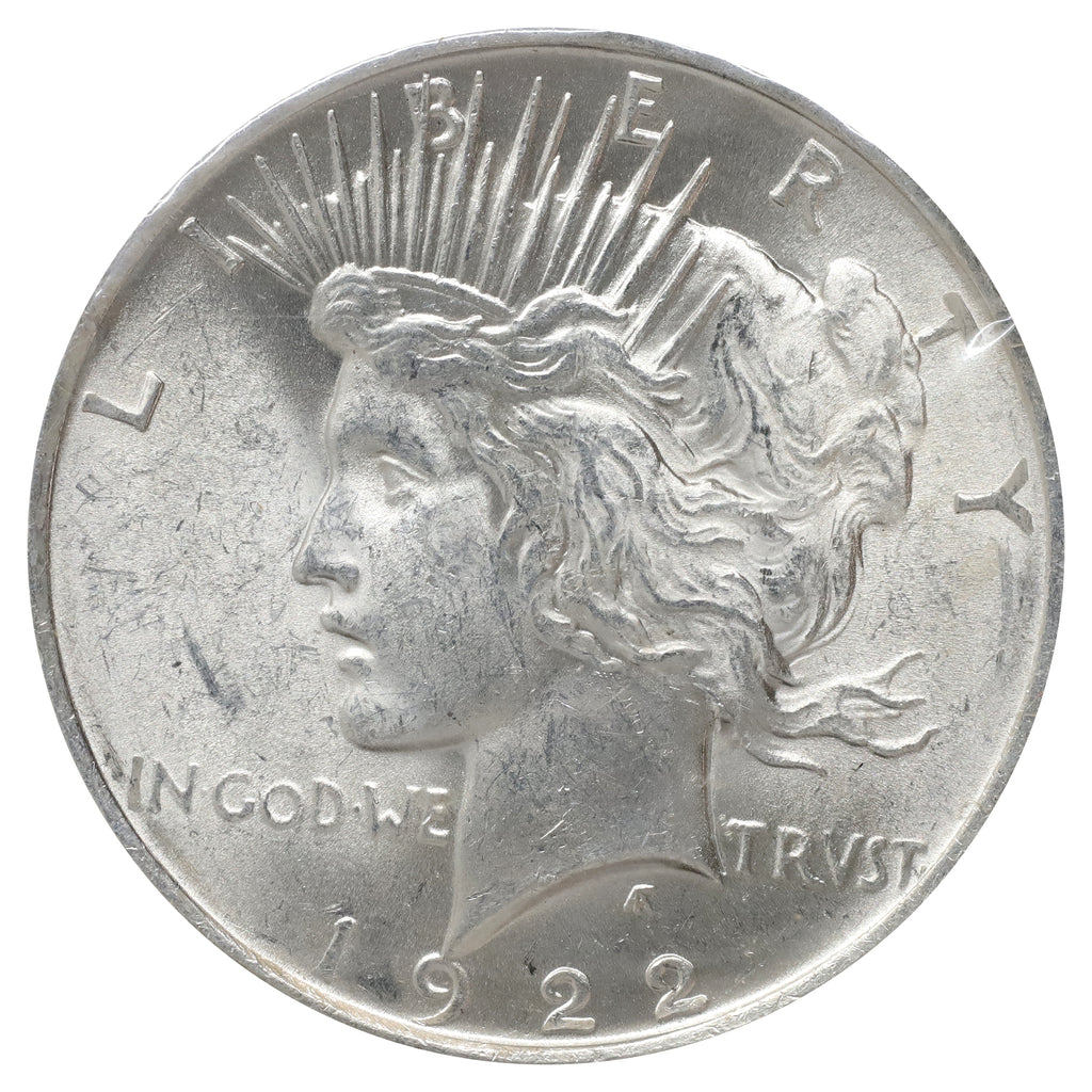 1922 USA Dollar Choice Brilliant Uncirculated (MS64) $