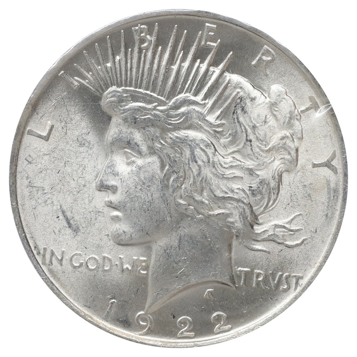 1922 USA Dollar Choice Brilliant Uncirculated (MS64) $