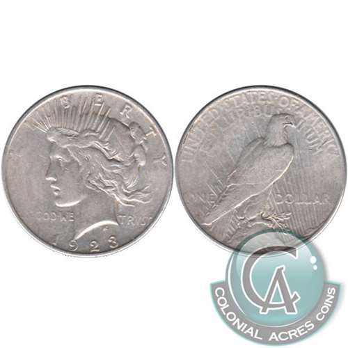 1923 D USA Dollar F-VF (F15)