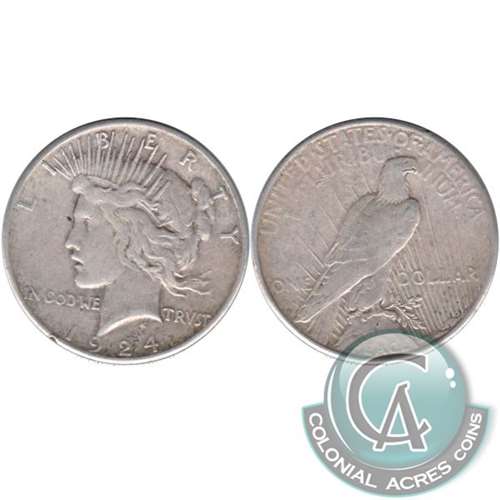 1924 S USA Dollar Very Fine (VF20)