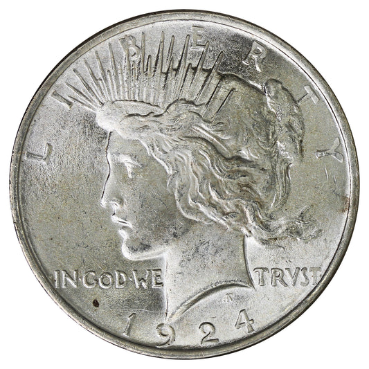 1924 USA Dollar Choice Brilliant Uncirculated (MS64) $