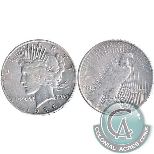 1934 S USA Dollar Very Fine (VF20) $