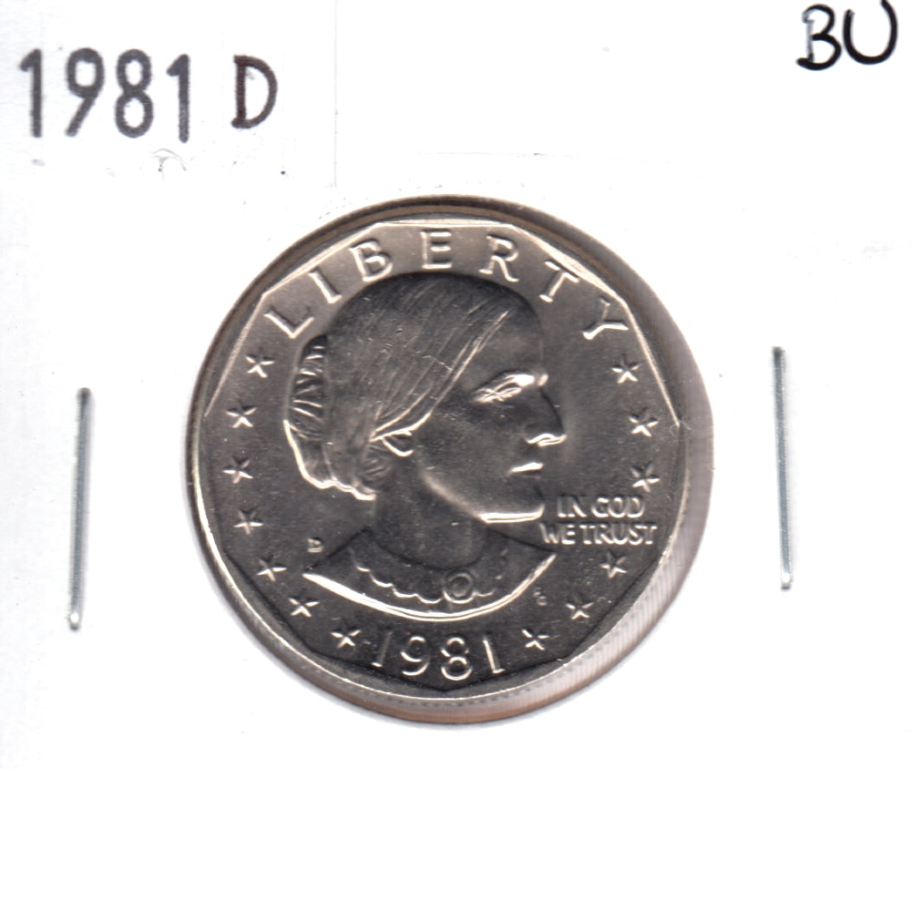 1981 D Susan B. Anthony USA Dollar Brilliant Uncirculated (MS63)