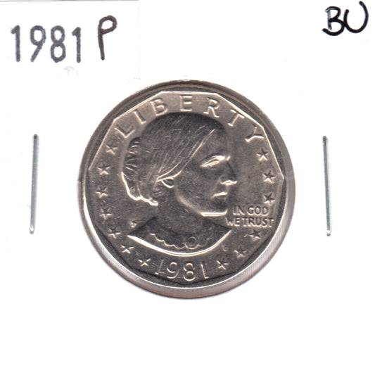 1981 P Susan B. Anthony USA Dollar Brilliant Uncirculated (MS63)