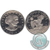1981 S Clear S Susan B. Anthony USA Dollar Proof $