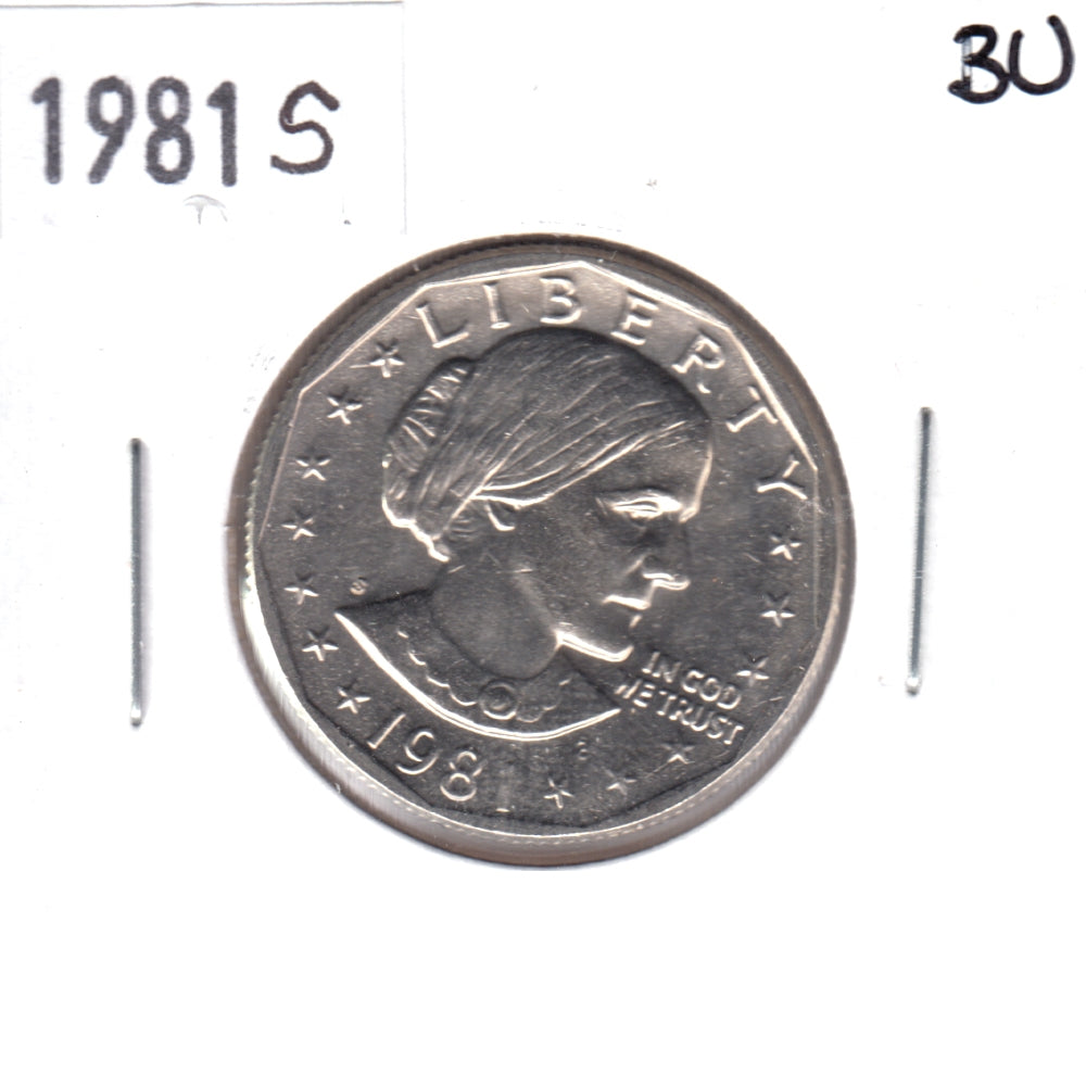 1981 S Susan B. Anthony USA Dollar Brilliant Uncirculated (MS63)