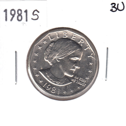 1981 S Susan B. Anthony USA Dollar Brilliant Uncirculated (MS63)