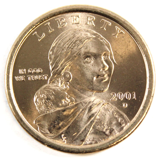2001 D Sacagawea USA Dollar Brilliant Uncirculated (MS63)