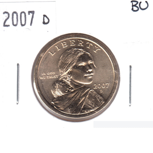 2007 D Sacagawea USA Dollar Brilliant Uncirculated (MS-63)