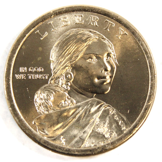 2014 D Native American USA Dollar Brilliant Uncirculated (MS63)