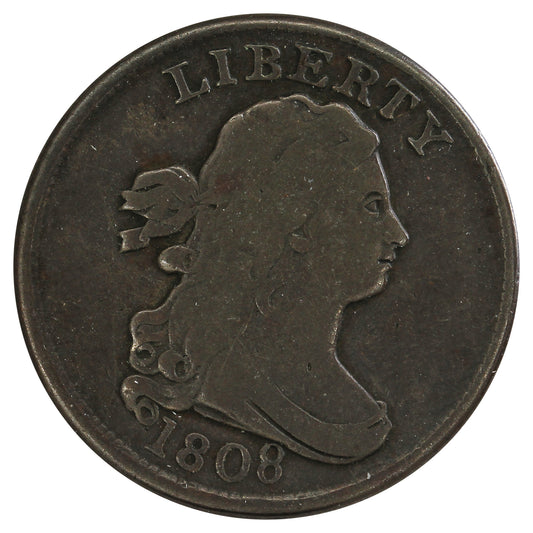 1808 USA Half Cent Fine (F12) $