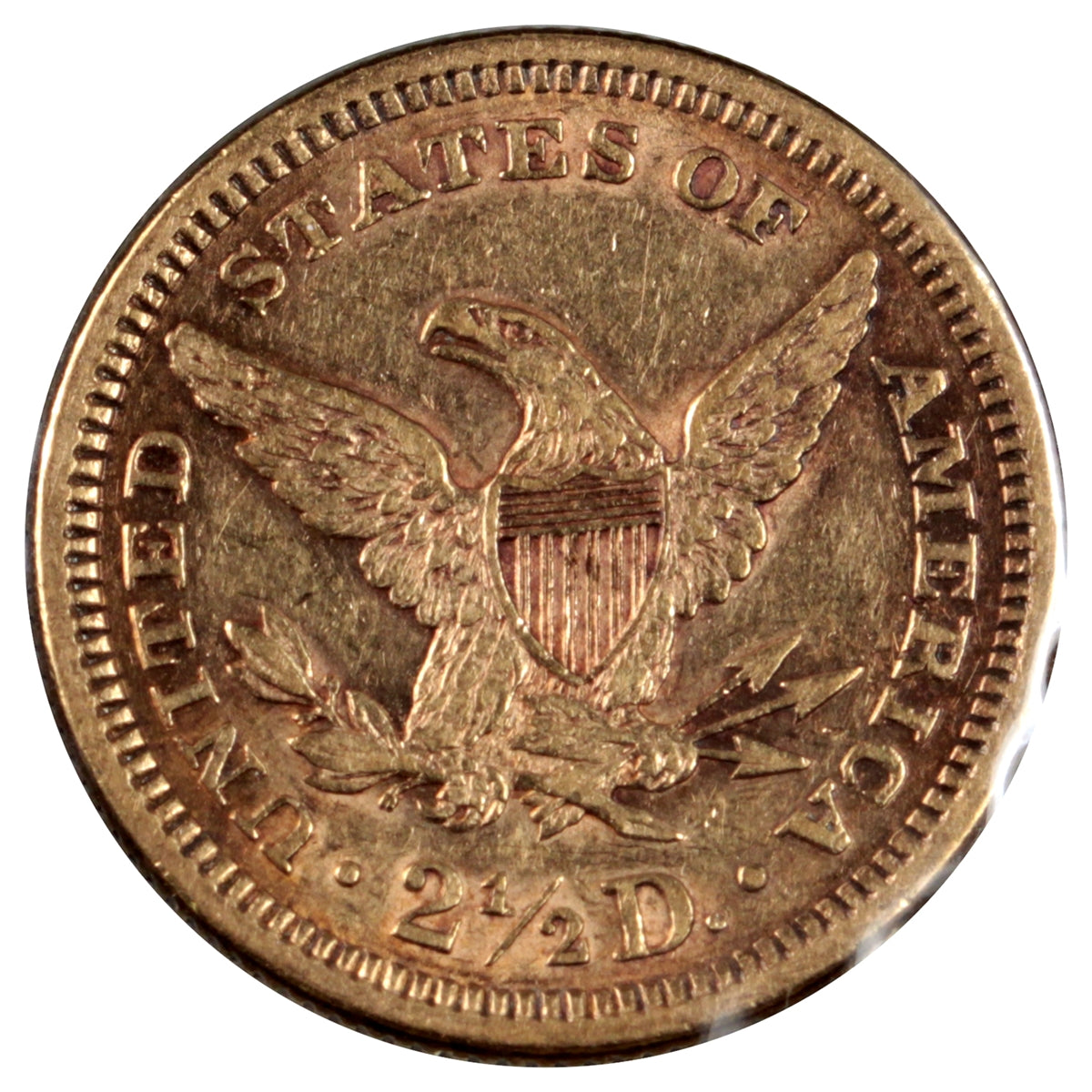 1878 USA $2.50 Gold Quarter Eagle EF-AU (EF45) $