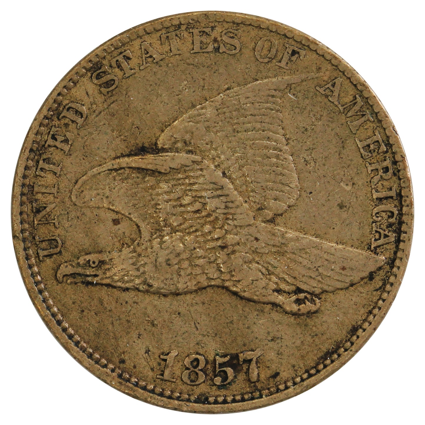 1857 USA Cent Extra Fine (EF40) $