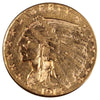 1914-D USA $2.50 Gold Quarter Eagle Almost Uncirculated (AU50) $