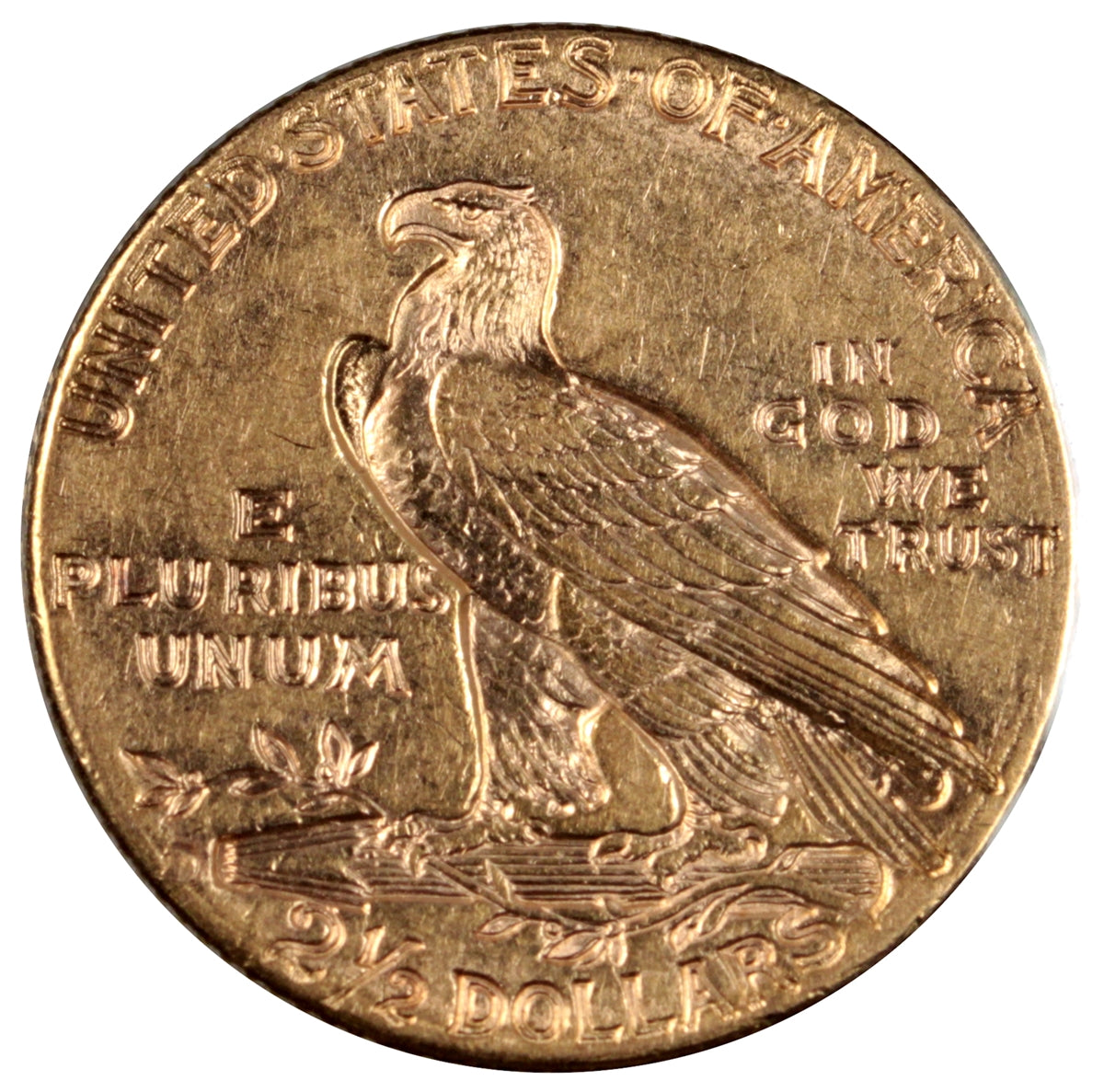 1914-D USA $2.50 Gold Quarter Eagle Almost Uncirculated (AU50) $