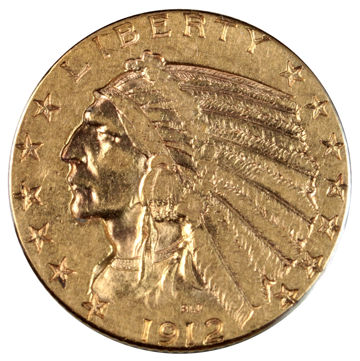 1912 USA $5 Gold Half Eagle Extra Fine (EF40) $