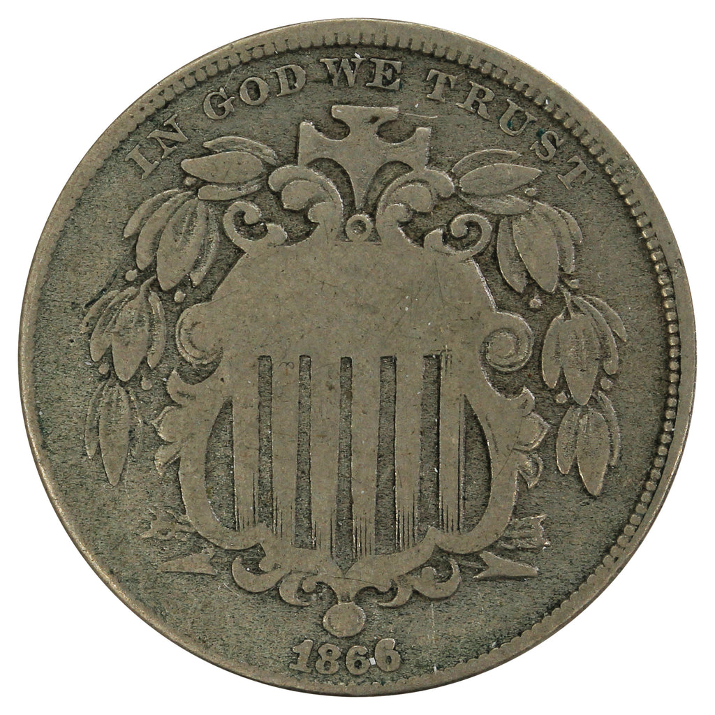 1866 USA Nickel G-VG (G6) $