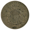 1867 Rays USA Nickel VF-EF (VF30) $