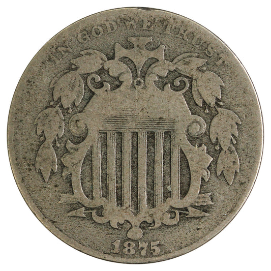 1875 USA Nickel Very Good (VG8) $