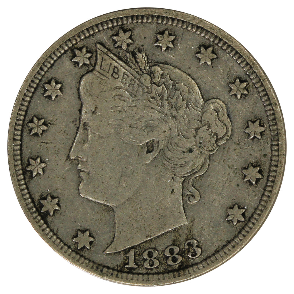 1883 With Cents USA Nickel VF-EF (VF30) $