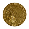 1910 USA $2.50 Gold Quarter Eagle EF-AU (EF45)