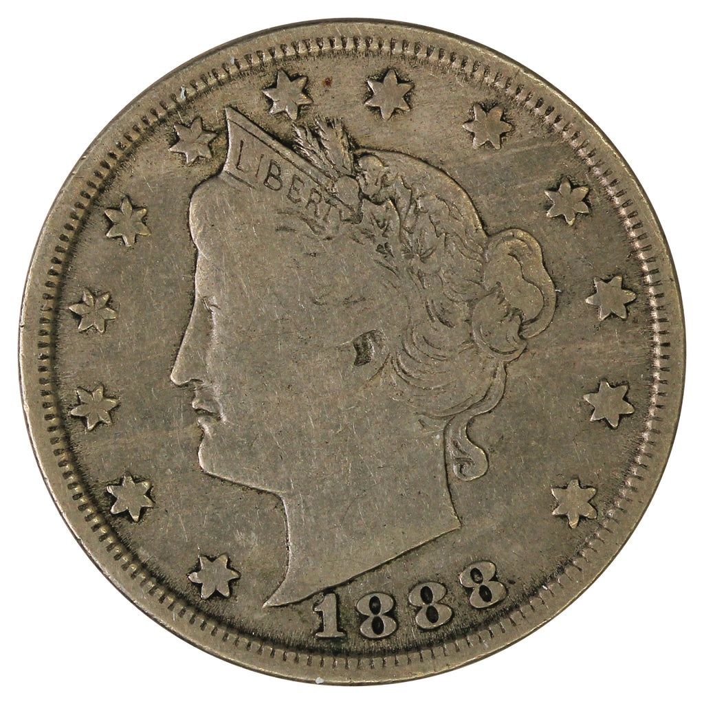 1888 USA Nickel Fine (F12)