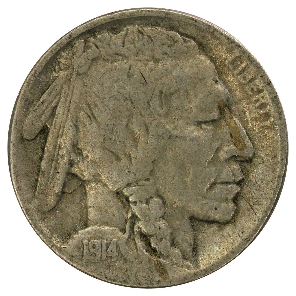 1914 D USA Nickel Fine (F12) $