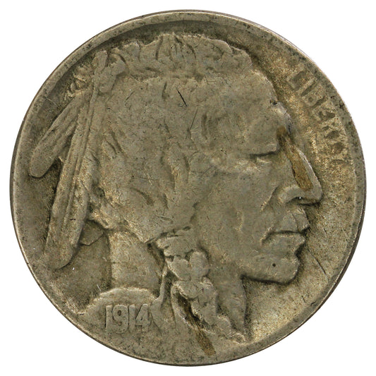 1914 D USA Nickel Fine (F12) $