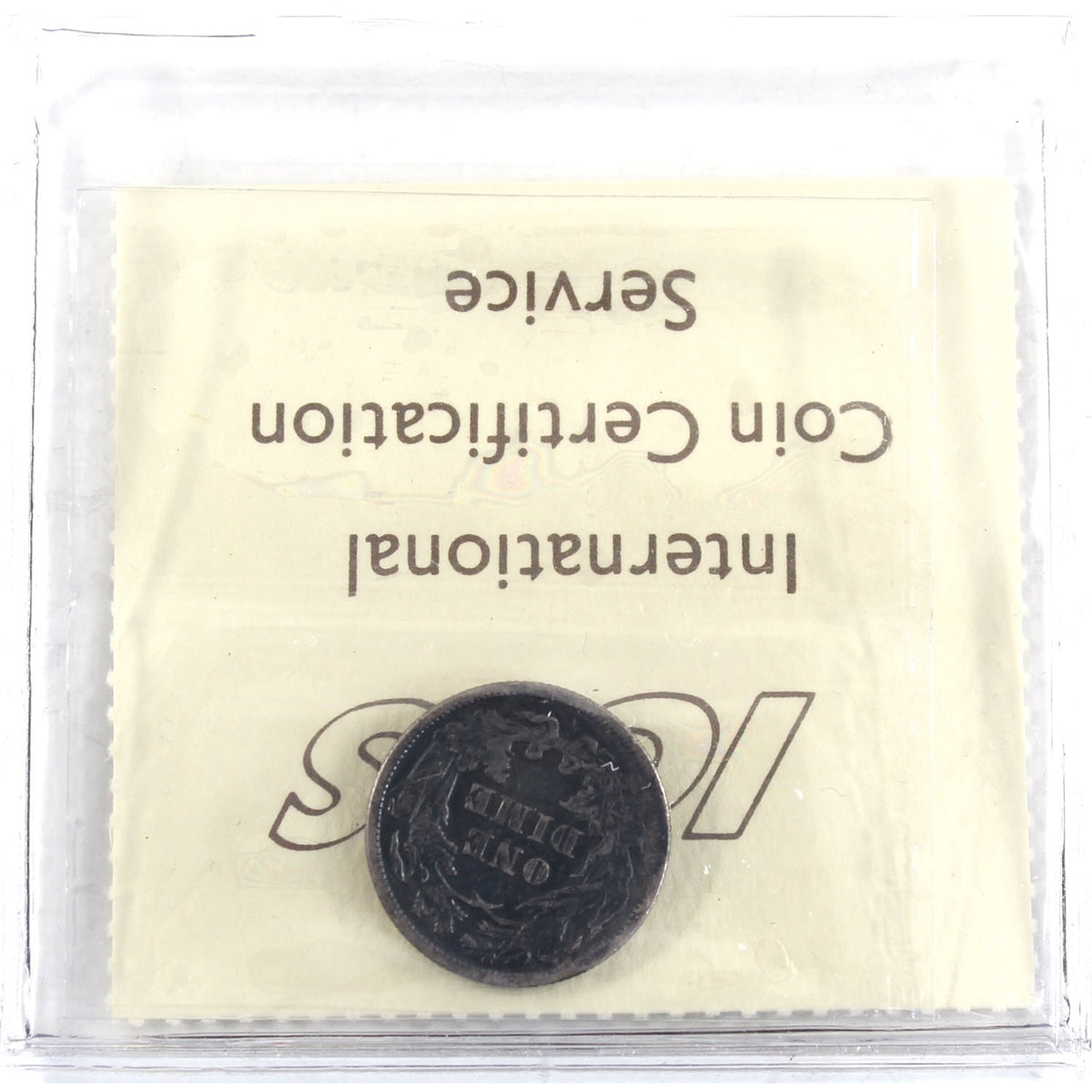 1891 USA Dime ICCS Certified VF20