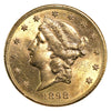 1898 S USA $20.00 Gold Double Eagle UNC+ (MS62) $