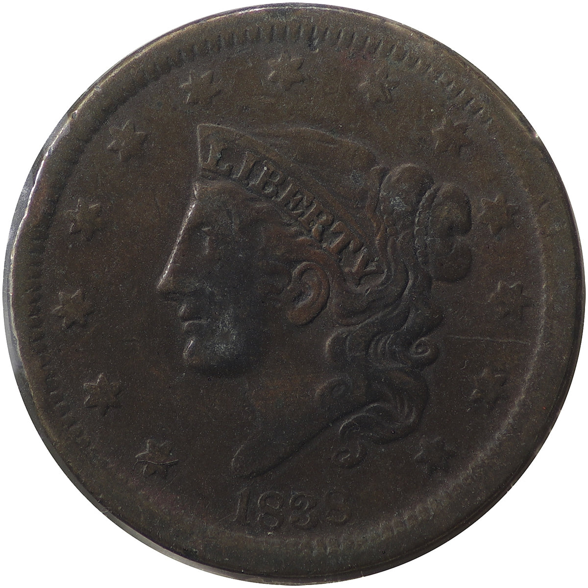 1838 USA Cent F-VF (F-15) $