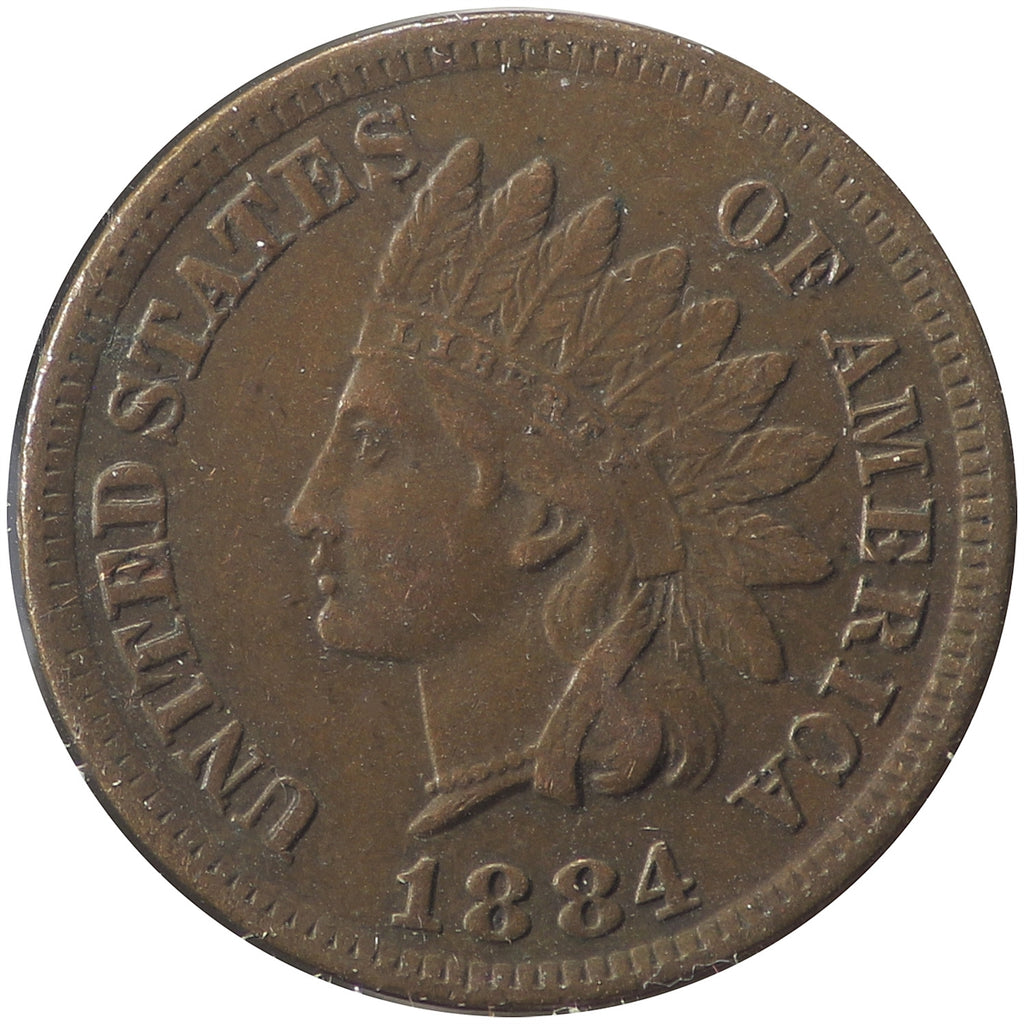 1884 USA Cent Extra Fine (EF40)