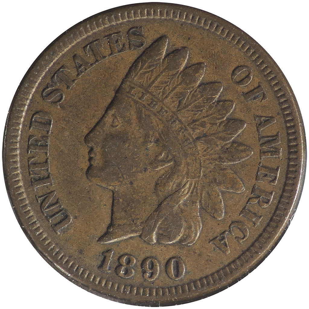 1890 USA Cent Extra Fine (EF40)