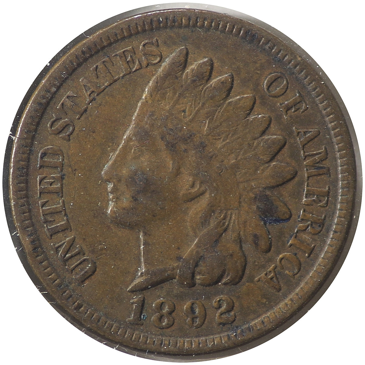 1892 USA Cent VF-EF (VF30)