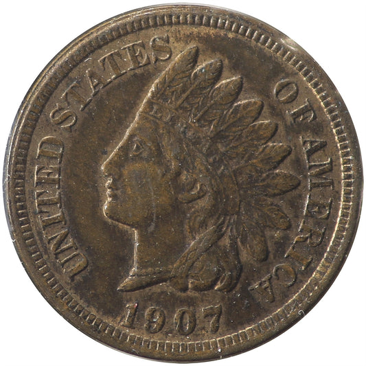 1907 USA Cent Almost Uncirculated (AU50)