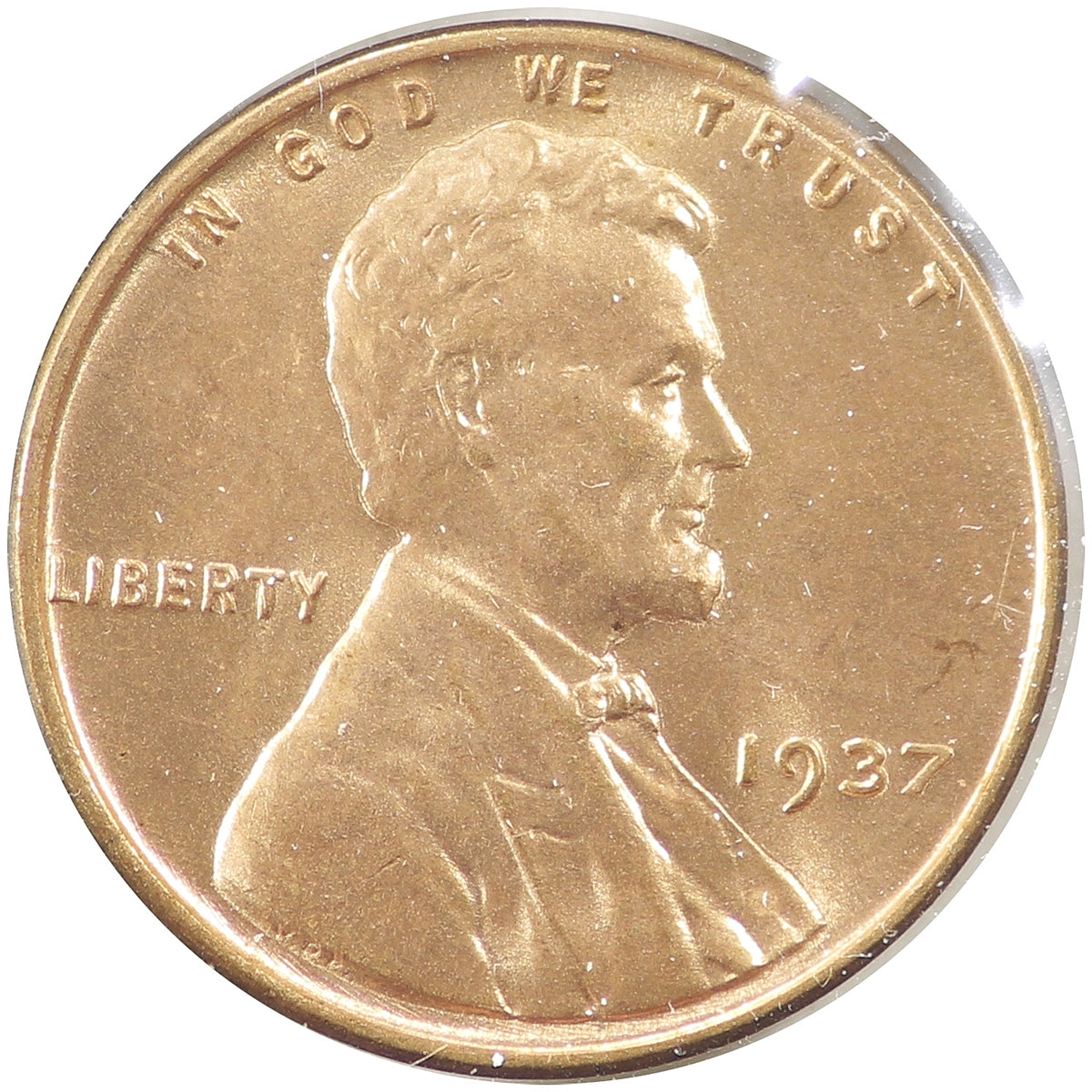 1937 USA Cent Brilliant Uncirculated (MS63)