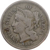 1865 Nickel USA 3 Cents Very Fine (VF20)