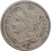 1867 USA 3 Cent VF-EF (VF-30)