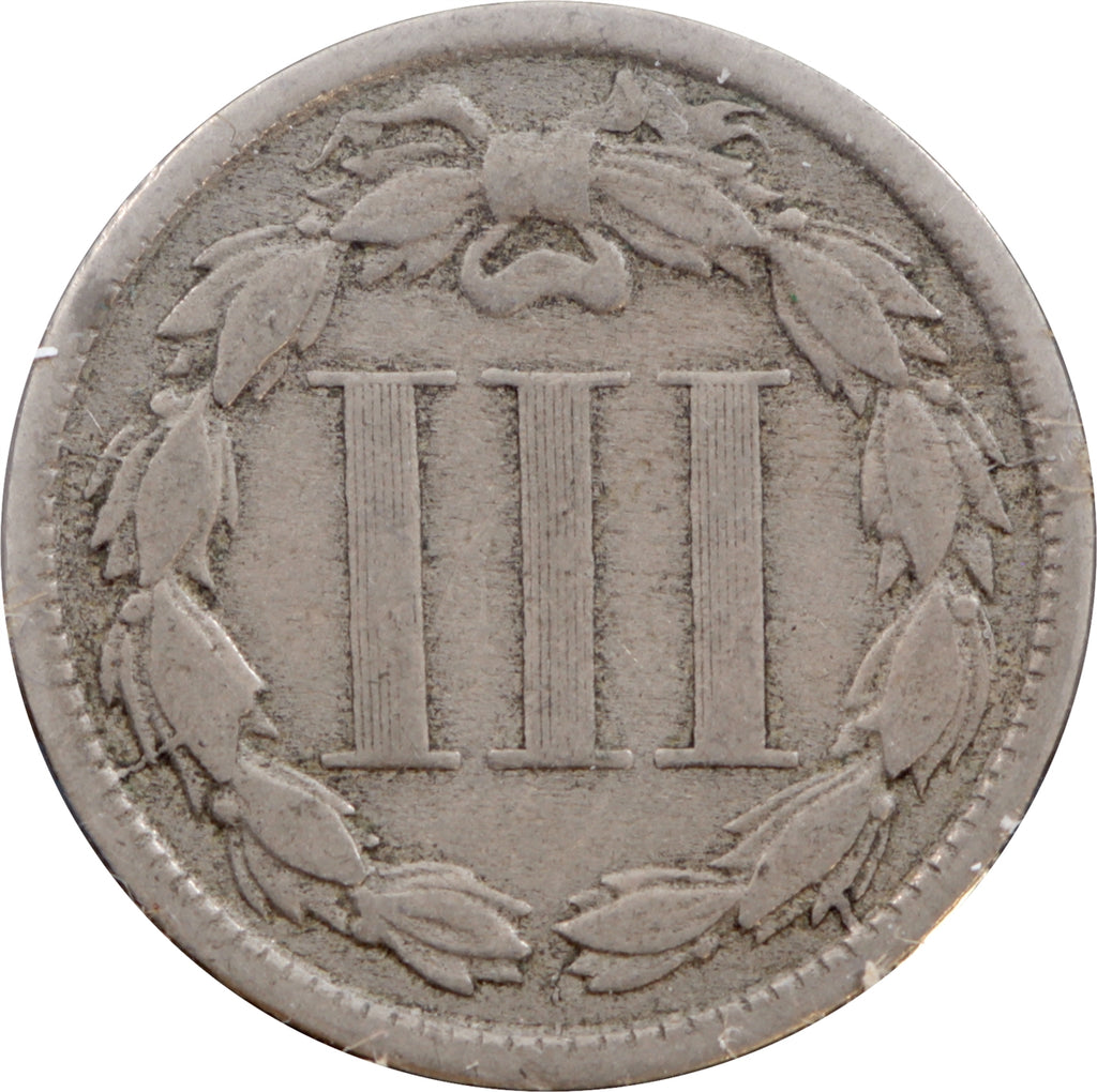 1881 USA 3 Cents G-VG (G6)