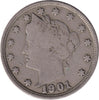 1901 USA Nickel VG-F (VG10)