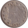 1904 USA Nickel Very Fine (VF20)