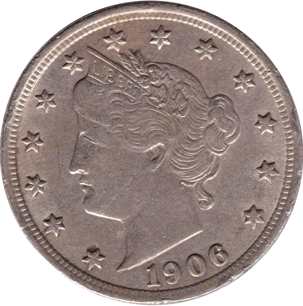 1906 USA Nickel Extra Fine (EF40)