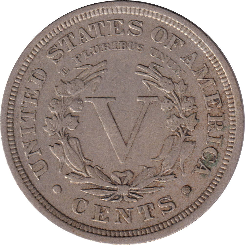 1906 USA Nickel Very Fine (VF20)